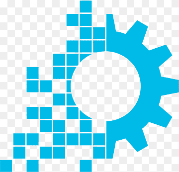 ilustração de engrenagem verde-azulado, transformação Digital Business Computer Icons Management Organization, digital, infográfico, azul, empresa png thumbnail