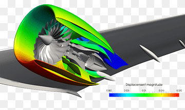 Finite element method Jet engine Computer-aided engineering Structural engineering Computer simulation, technology, electronics, computer Wallpaper, engineering png thumbnail
