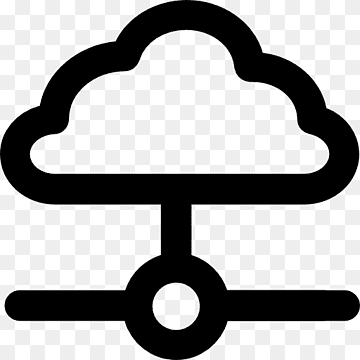 Cloud-Speicher Cloud-Computing-Datenspeicher Computer-Symbole, Cloud-Computing, Bereich, schwarz, Schwarz und weiß png thumbnail