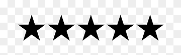 Kundeanmeldelse 5-stjernes grafikk, 5 stjerner, 5-stjerners, 5 stjerner, vinkel png thumbnail