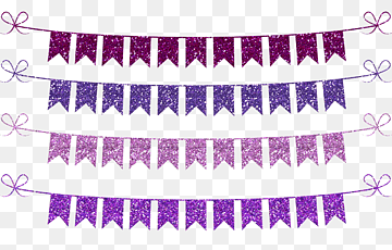 Banderines, Banner, Brillo, Cartulina, Verde Y Azul, Naranja Y Rosa, Colorido, Acuarela, Morados, Decoración, png thumbnail
