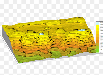Konturlinje Topografisk kart Plot Computer Software, mountain, 3D datamaskin grafikk, diagram, dataprogram png thumbnail