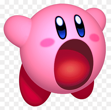 Kirby Mouth Wide Open, spil, kirby, png thumbnail