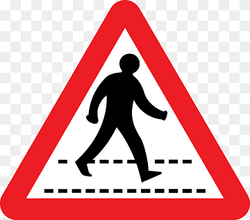 The Highway Code Traffic sign Road Zebra crossing Pedestrian crossing, Traffic Signs, driving, text, triangle png thumbnail