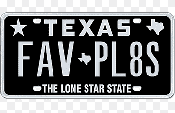 Vehicle License Plates Texas Department of Motor Vehicles Car, car, driving, label, text png thumbnail