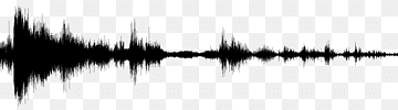 Digital audio Sound Waveform Acoustic wave, wave, symmetry, monochrome, recording Studio png thumbnail