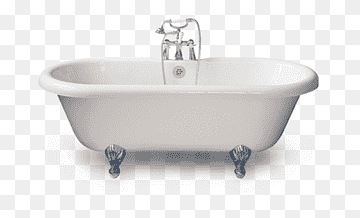 Towel Bathtub Shower Bathroom, Clawfoot Tub, furniture, room, toilet png thumbnail