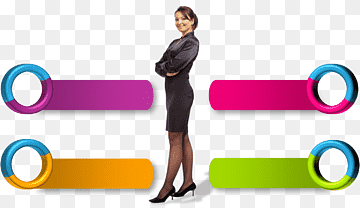Ilustración de mujer parada, cuadro de texto de carta de negocios, cuadro de texto de negocios de color, diverso, salpicadura de color, texto png thumbnail