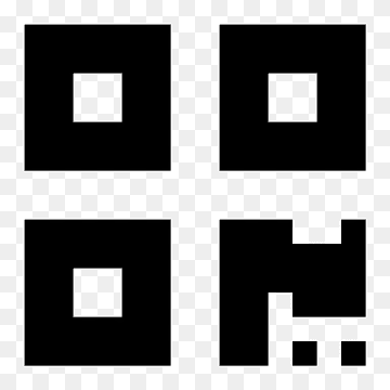 qrcode, barcode, code, - סמל מוצק, png thumbnail
