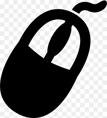 Computermaus Computer Symbole Zeiger Cursor, Computermaus, Kunstwerk, Schwarz und weiß, Kreis png thumbnail