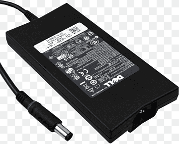 adaptador de CA del cargador de batería de Dell portátil, portátil, electrónica, adaptador, ordenador portátil png thumbnail