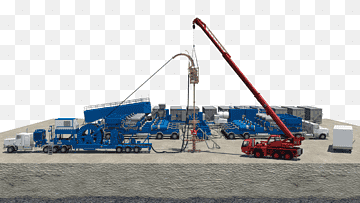 Hydraulic fracturing Coiled tubing Heavy Machinery Schlumberger Halliburton, annular luminous efficiency, vehicle, transport, crane png thumbnail
