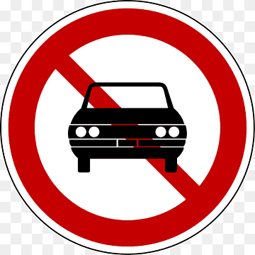 Car Prohibitory traffic sign Vehicle, car, driving, warning Sign, logo png thumbnail