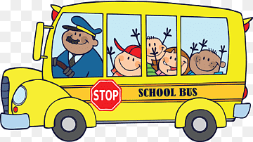 Ilustración del autobús escolar, dibujo animado del autobús escolar, calificación del conductor s, modo de transporte, vehículo, transporte png thumbnail
