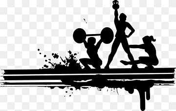 Fitness físico silueta ejercicio físico yoga gimnasio, silueta deportiva, aptitud, animales, texto png thumbnail