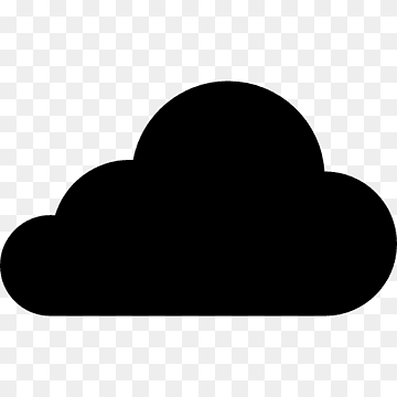 Computer-Symbole Cloud-Speicher Computer-Datenspeicherung, Cloud-Computing, schwarz, Schwarz und weiß, Wolke png thumbnail