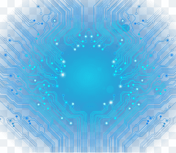 blue circuit electronic components luminous efficiency, light effect, line, tortuous png thumbnail