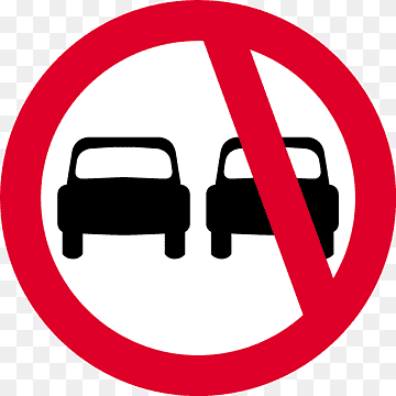 Car Overtaking Traffic sign Vehicle, billboards, driving, text, warning Sign png thumbnail