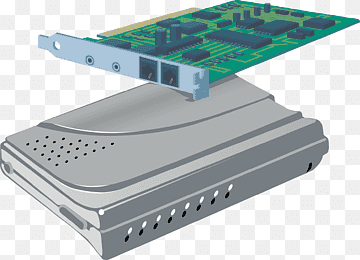 Ethernet-Hub-Computer-Netzwerkmodem, praktische Computerkomponenten, Cloud Computing, Komponenten-Vektor, Computer png thumbnail