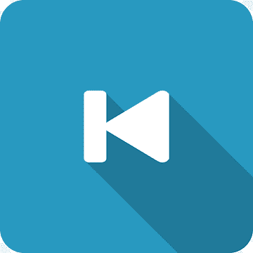 bagud, blå, formindsk, forrige, tilbage, skygge, spring over, ikon for medieafspiller Lang skygge, png thumbnail