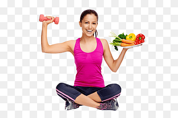 Persona sentada mientras sostiene un plato con verduras, ejercicio físico, alimentación saludable, buena forma física., aptitud física, comida, pérdida de peso png thumbnail