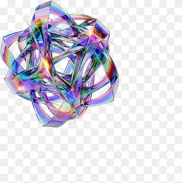 holografisk effekt abstrakt form, png thumbnail