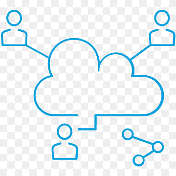 Drawing Computer Science Cloud computing, Computer, blue, computer Network, angle png thumbnail