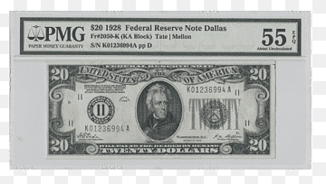 Federal Reserve Note United States twenty-dollar bill United States one-dollar bill Banknote United States Dollar, banknote, cash, united States Dollar, auction png thumbnail