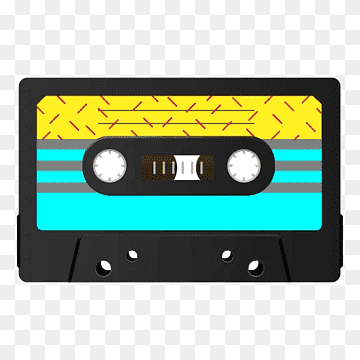 Compact Cassette Rectangle, 80s, 80 е, 80s, multimedia png thumbnail