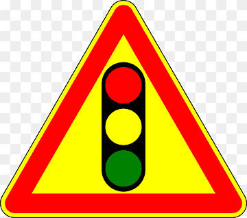 Traffic sign Warning sign Traffic light Yield sign, attention, triangle, warning Sign, words Phrases png thumbnail