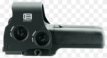 EOTech Holografisk våpen syn Skytevåpen Reflektor syn, våpen, vinkel, bateria CR123, beretta 682 png thumbnail