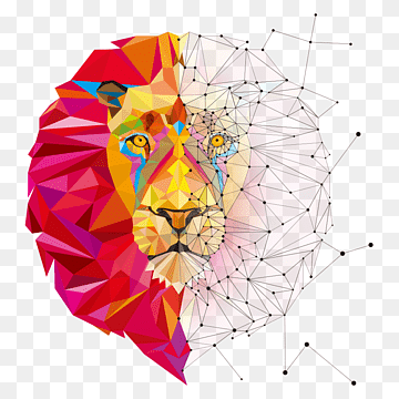 arte do mosaico do leão, Gerenciamento de marketing digital de negócios em publicidade, Leão da cor, cor Splash, Search Engine Optimization, empresa png thumbnail