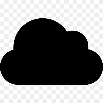 Computerikoner Cloud computing Cloud storage, cloud computing, sort, sort og hvid, Sky png thumbnail