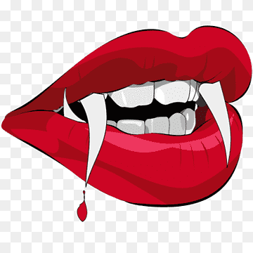diente de vampiro colmillo, vampiro, personaje de ficción, Reino libre, labio png thumbnail