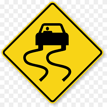 Traffic sign Warning sign Road, Road Sign, driving, text, triangle png thumbnail