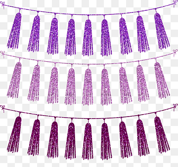 Borlas, Empavesado de borlas, Banner, Brillo, Cartulina, Verde y azul, Naranja y rosa, Colorido, Acuarela, Morados, png thumbnail