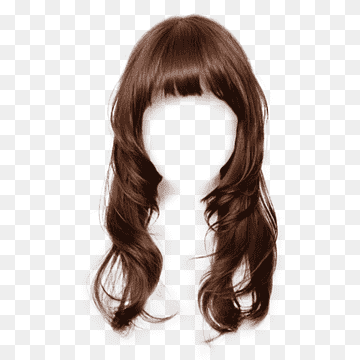 оранжевый парик, каштановые волосы парик длинные волосы Capelli, волосы, черные волосы, люди, волосы png thumbnail