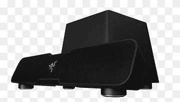 Soundbar 5.1 surround sound Razer Leviathan, surround sound, angle, computer Monitor Accessory, black png thumbnail