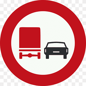 Overtaking Truck Traffic sign Speed limit, Cars 3, text, warning Sign, truck png thumbnail