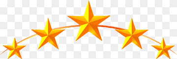 five star illustration, Five-pointed star Icon, Yellow five-pointed star, stars, orange, symmetry png thumbnail