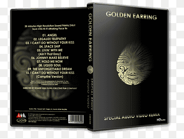 Golden Earring Face It Hold Me Now Liquid Soul Legalize Telepathy, golden stereo, book, liquid Soul, linear Pulse Code Modulation png thumbnail
