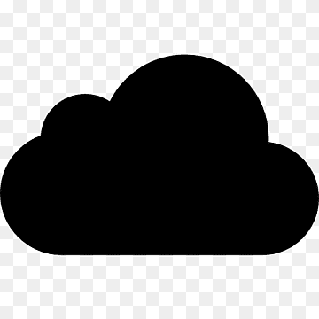 Computer ikoner Cloud computing, cloud computing, sort, sort og hvid, Sky png thumbnail