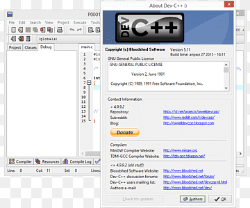 Dataprogrammering Dev-C ++, Gnu Fortran, apt, område, merke png thumbnail