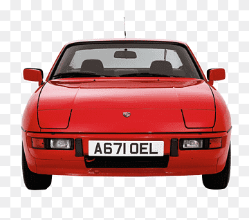 Porsche 924 Sports car Vehicle registration plate, Red Porsche HQ s, compact Car, convertible, car png thumbnail