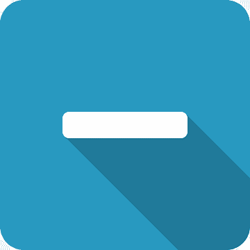 blue, decrease, line, minus, shadow, subtract, takeaway, Media Player Long Shadow icon, png thumbnail