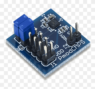 Microcontroller Pmod-interface GPS-navigationssystemer Elektronik-sensor, andre, accelerometer, anisotroper Magnetoresistiver Effekt, kredsløbskomponent png thumbnail
