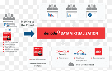 Data virtualization Software as a service Data integration, cloud computing, text, logo, cloud Computing png thumbnail