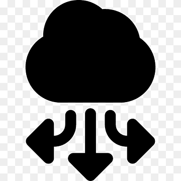 Cloud-Speicher Cloud-Computing-Computer-Icons Datenspeicherung, Cloud-Computing, Schwarz und weiß, Cloud Computing, Cloud-Speicher png thumbnail