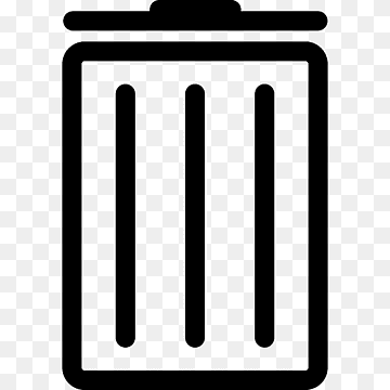 bin, slet, fjern, skraldespand, skrald, Basic User Interface Elements-ikon, png thumbnail