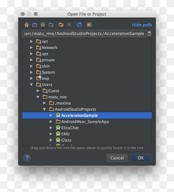 Computerprogram Computerterminal Skærmbillede, Android Studio, Android Studio, mærke, computer png thumbnail